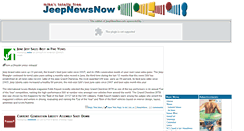 Desktop Screenshot of jeepnewsnow.com