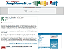 Tablet Screenshot of jeepnewsnow.com